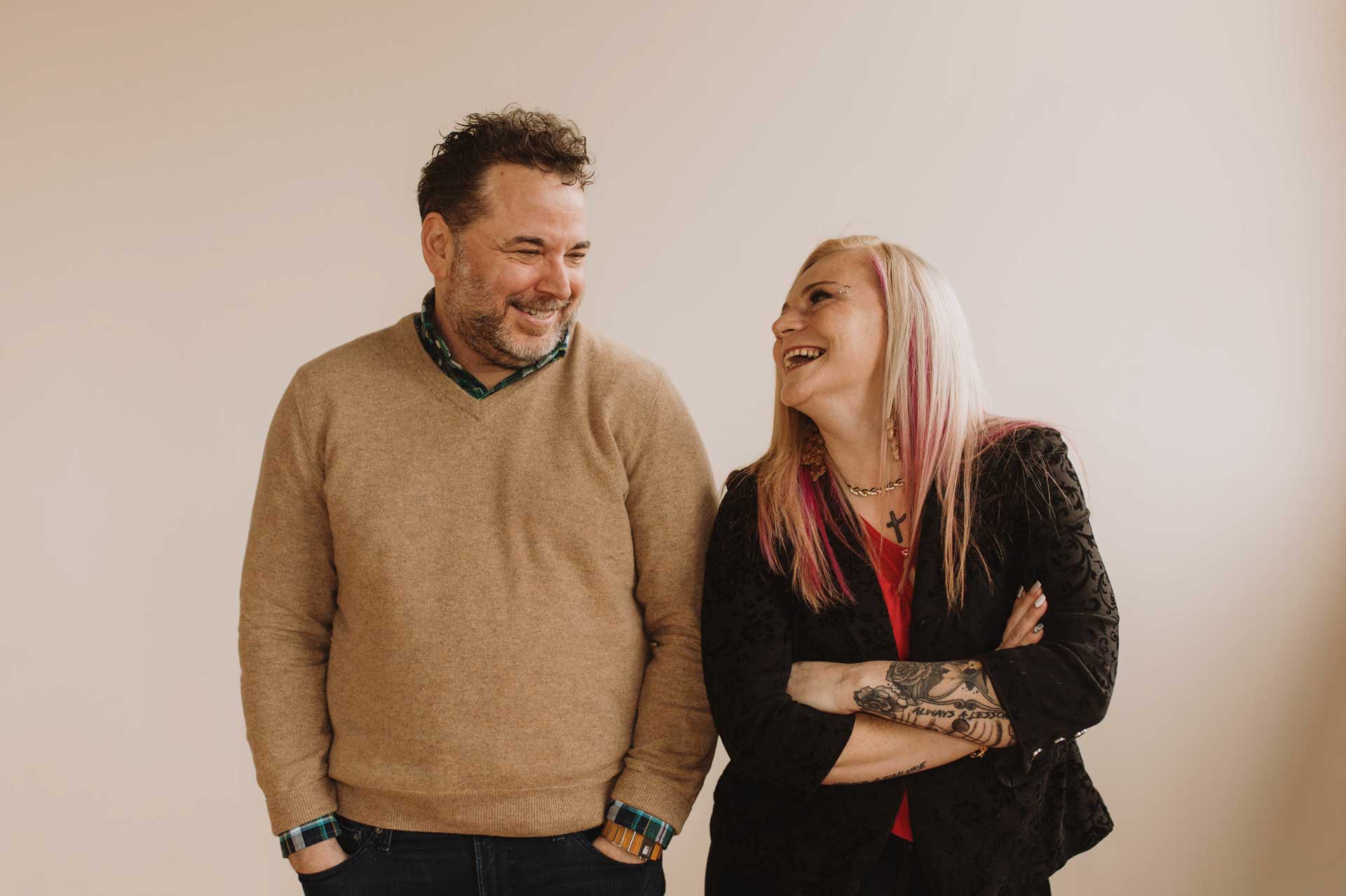 photo of jeff lombard and amanda normine